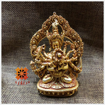 Edge life Buddha Nepal pure bronze Dense Bronze Statue of Myitong Gumgang Gumgang Like 10cm