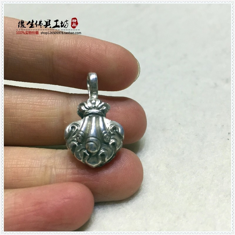 Yuan Sheng Buddha Buddhist supplies Nepal 925 sterling silver handmade counting clip Manibao card counter