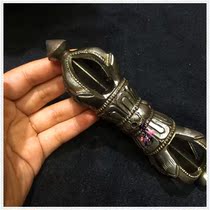 Yuansheng Buddha tool Nepal magic pestle pure iron handmade old body protector to avoid evil Vajra