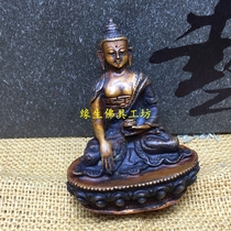 The fate of the Buddha Nepal pure handmade pure copper to make the old Shakyamuni Buddha statue (Sakyamuni Buddha statue)