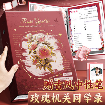 2026 new graduation album for high-looking students, ancient style primary school students, sixth grade girls, junior high school students, rose ins style, simple ing style, niche, non-contrasting, chinese style, high-end feeling