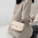 bdc/蓝舞 Сумка подмышку, сумка на одно плечо, из натуральной кожи