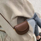 bdc/蓝舞 Сумка через плечо, сумка на одно плечо, небольшая сумка, из натуральной кожи, тренд сезона, премиум класс