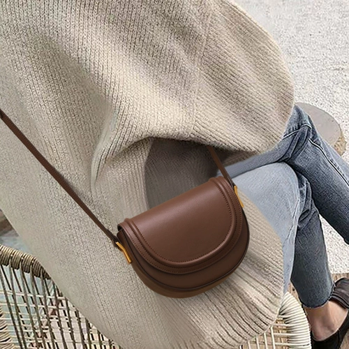 bdc/蓝舞 Сумка через плечо, сумка на одно плечо, небольшая сумка, из натуральной кожи, тренд сезона, премиум класс