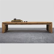 elm cửa tatami bàn trà cửa sổ bàn cà phê cũ và bàn trà bảng bảng kang Zen thấp đồ gỗ vững chắc, sơn tùy chỉnh - Bàn trà