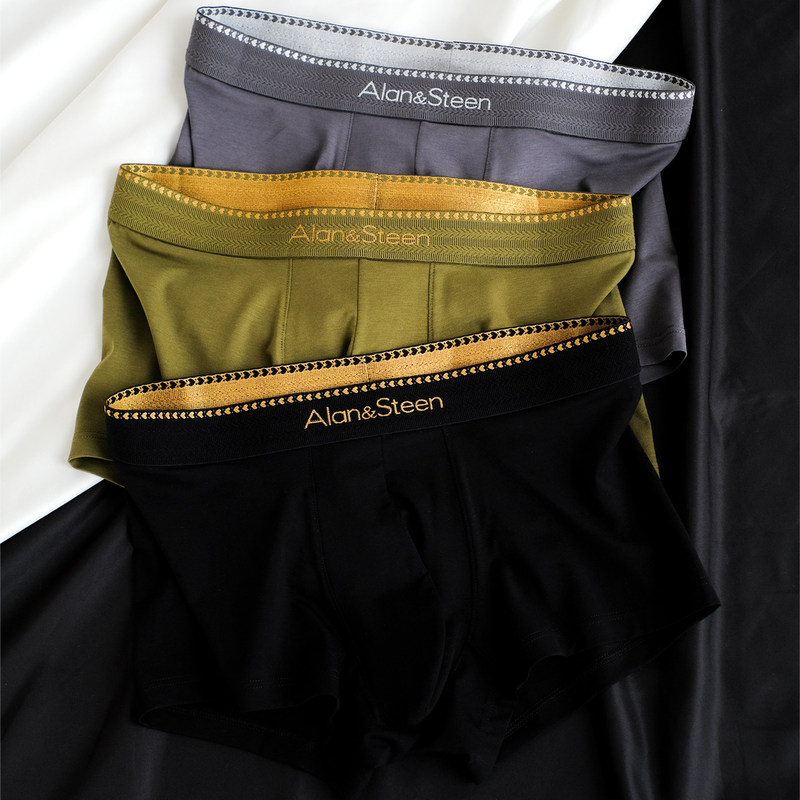 Victoria Forest~Modal Cotton Boxer Briefs for Men~Highly Elastic, Soft, Breathable, Antibacterial Sports Shorts