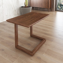 Munisdan Nordic new Chinese solid wood side few living room sofa side table bedroom creative mobile coffee table