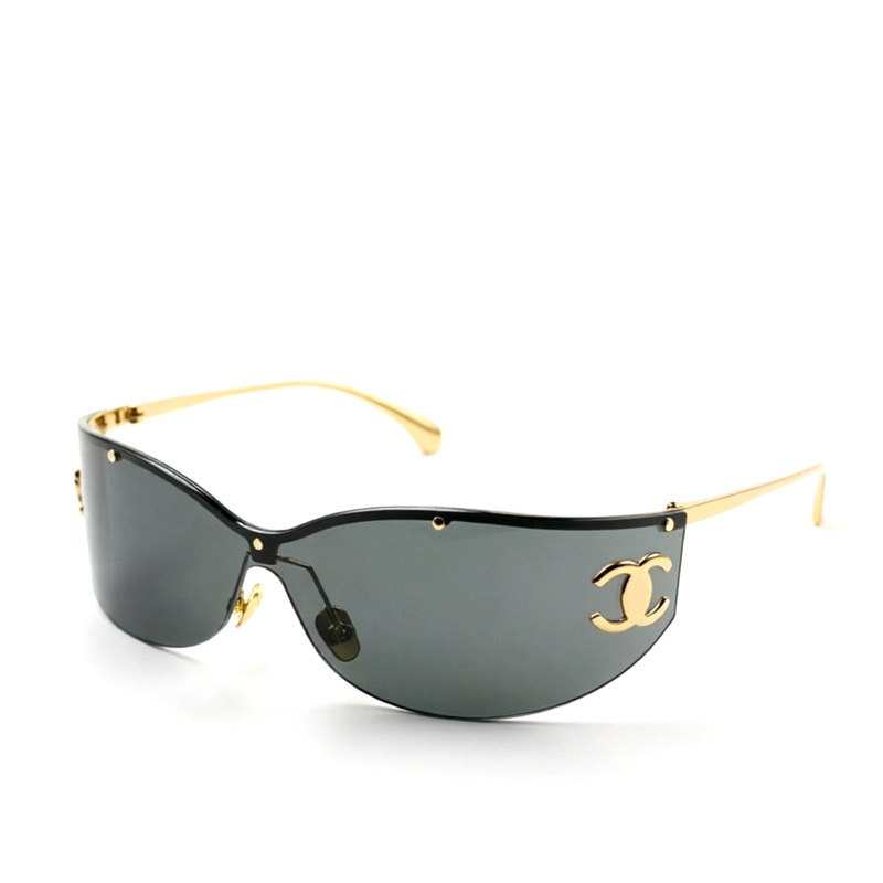 Hong Kong Xiaoxiangjia 26C New Model Ch71787 Wang Yibo Same Style Women's Sunglasses Y2K High-End Half-Frame Sunglasses