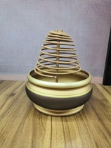 Haixin Buddha pure copper plate incense burner Aromatherapy stove Sandalwood incense stove