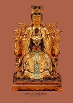 Haixin Buddha stately Buddha statue Taiwan pure copper hand-affixed gold Queen Mother Jade Emperor Yaochi Golden mother