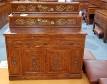 Huanghuali wood color Buddha Hall table Solid Wood table Buddha Table Guanyin God table Incense case for God case God of Wealth Table Gongtai