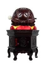 Haixin Buddha Temple large utensils Hexagonal wooden fish frame Xin frame Copper frame Dharma frame base