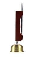 Haixin Taoist instrument Telescopic long handle lead chime Copper temple Buddha Hall Recitation Buddha instrument Percussion instrument