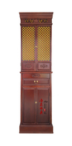 Haixin Buddha Modern Japanese-style solid wood with door Buddha cabinet Shrine cabinet dustproof hollow carved Shenlou
