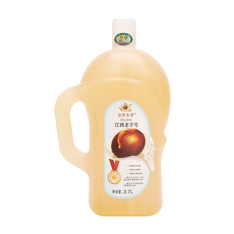 3 7L Jinshiben fragrant organic wild mountain tea oil cold pressed farmhouse wild mountain tea seed Jiangxi Old-word No. 3 preferred