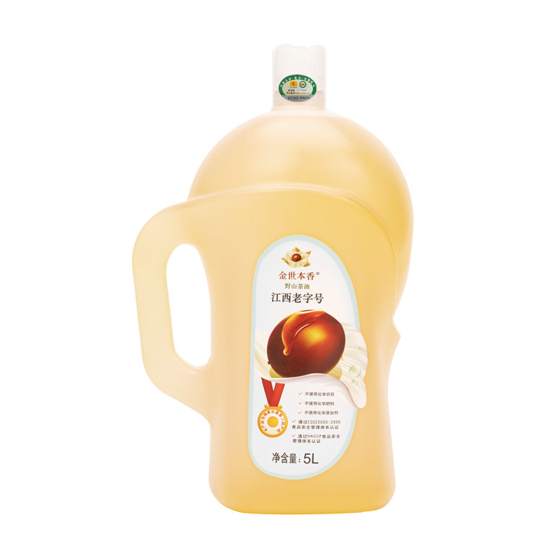 5L Jinshiben incense organic wild mountain tea oil cold pressed farmhouse wild mountain tea seed Jiangxi Old word No. 3 preferred