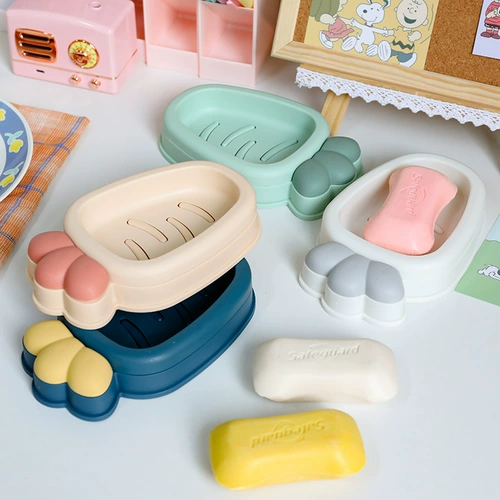 Милое мыло, мыльница, двухэтажная сушилка для путешествий для домашнего использования, скандинавский стиль