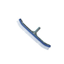 Narcissus swimming pool brush fish pond bottom wall aluminum back glue pool brush pool wall brush maintenance cleaning tool 18 inch