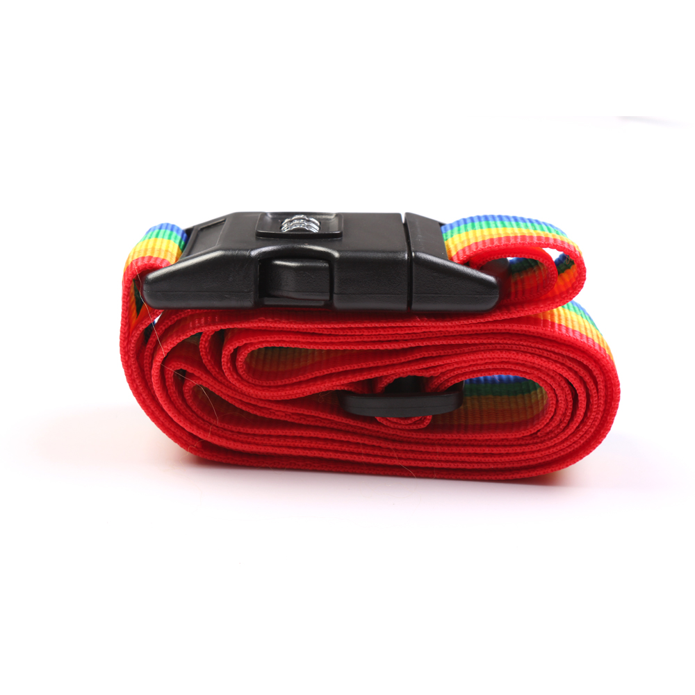 601 combination lock packing belt rainbow webbing lock luggage binding box with luggage case luggage binding belt buckle