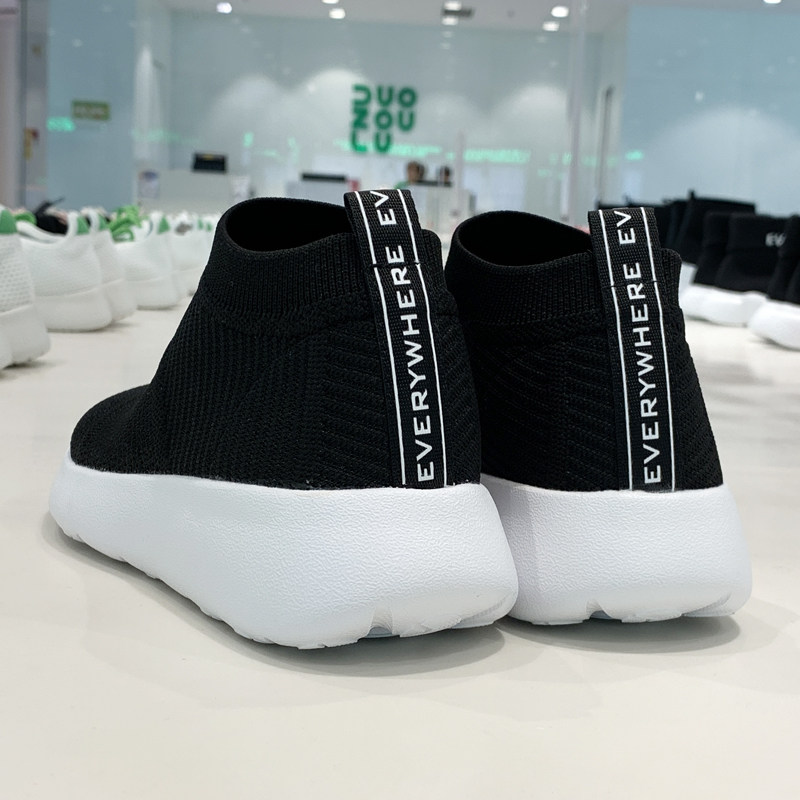 More walking shoes duozoulu official one pedal socks shoes ultra light non-slip sports running shoes men's and women's shoes summer