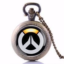 Game theme jewelry watch Vanguard badge necklace pocket watch quartz watch