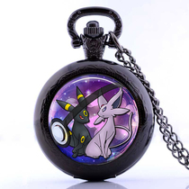 DIY anime perimeter Pokemon pet elf Abseolu necklace pocket watch quartz watch