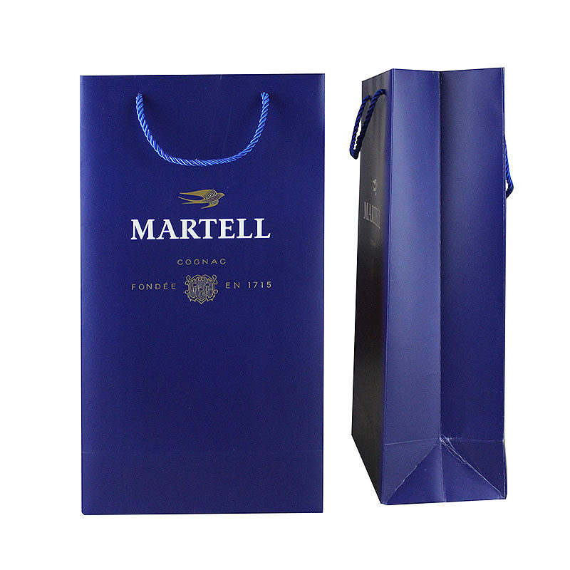 Martell Cordon Bleu 700ml Baume & Mercier 1000ml Hennessy Gift Bag Portable Paper Bag Foreign Wine XO Gift Bag