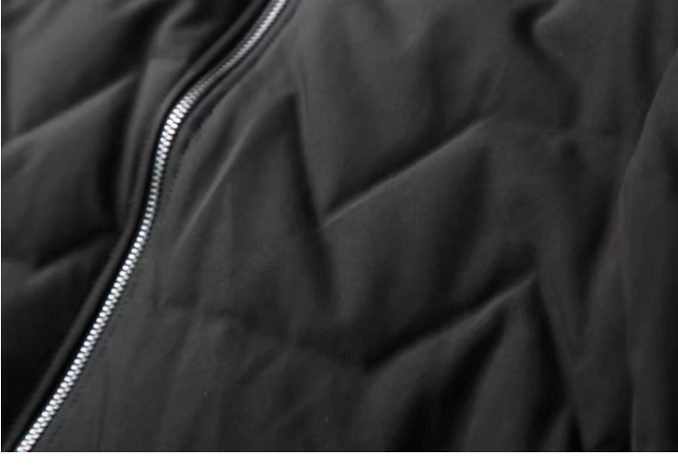Công nghệ cán chất lượng cao cấp 90 vịt trắng dày và ấm hai kiểu ve áo + cổ áo bóng chày xuống áo khoác nam - Đồng phục bóng chày