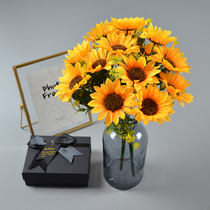 Simulation flower sunflower put flowers childrens Day dance hand - held flower window showcase decoration for artificial sun flowers
