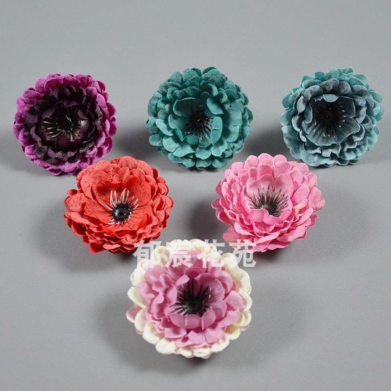 Simulation of European-style retro-chrysanthemum flower Sension flower flower flower flower flower hair and flower cap
