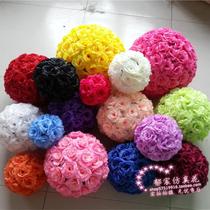Emulation Rose Ball Wedding Celebration Wedding Hanging Ball New Room Decorated Flower Ball Mall Celebration Flower Ball