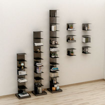 Nordic Minimalist Floor Shelve Shelf Background Wall Wall-mounted Shelf Living Room Corner Creative Lined Shelf Shelf