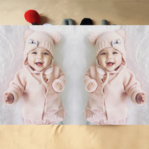 Cute baby poster painting Pregnant woman preparing for pregnancy Beautiful male and female baby cute baby big eyes bb picture Fetal education wall sticker art