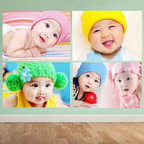 Cute baby newborn wall sticker boy painting Beautiful female dragon and phoenix new wedding room decoration painting baby painting pregnant woman painting