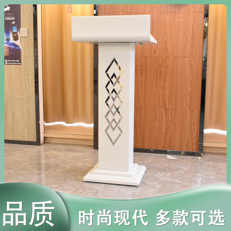 Square Baking Lacquered Black Lecture Table Meeting Room Speaking Table Hotel Dining Room Greeting Guests 4S Shop Reception of the Guest House