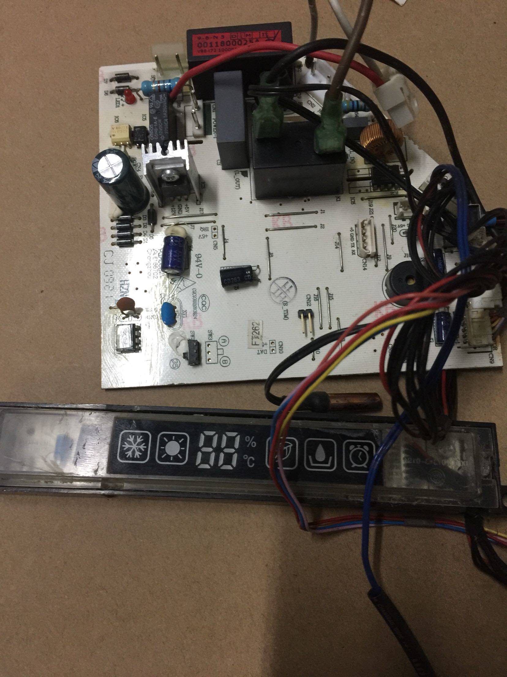 Haier air conditioning computer board 0011800025A display panel set