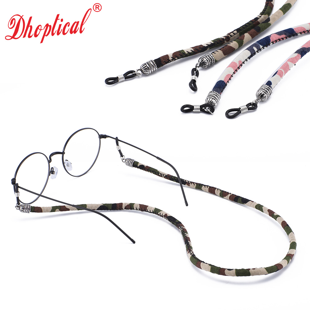{Tap 2 to 1} Camouflage cotton glasses hanging rope glasses chain sunglasses old glasses anti - slip rope C108