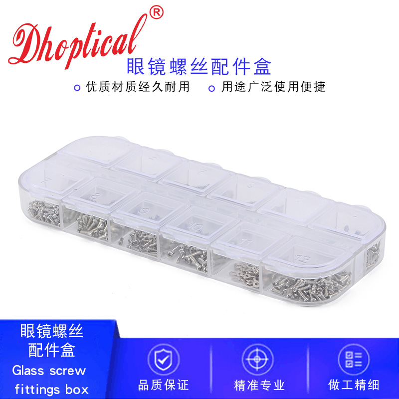 Glasses Screw Accessories Set Nose Pads Temple Screws Glasses Accessories Meet Different