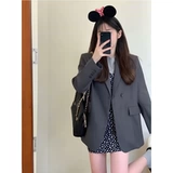 Демисезонный пиджак классического кроя для отдыха, 2024 года, подходит для подростков