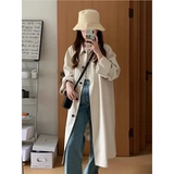 Плащ, демисезонная японская куртка, 2024 года, подходит для подростков, в британском стиле