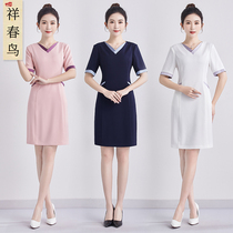 2021 summer new beauty salon work clothes women skirt pants health center pedicure technician beautician dress work clothes