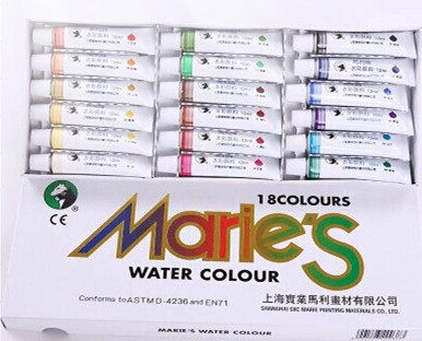 Marley 1338 18 color watercolor pigments 12ML watercolor pigments-Taobao
