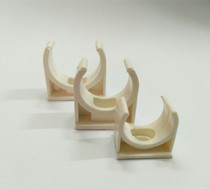 PVC pipe clamping code water supply line tube U-shaped pipe clamp horse card wall card pipe code 20 25 32 40 Blue