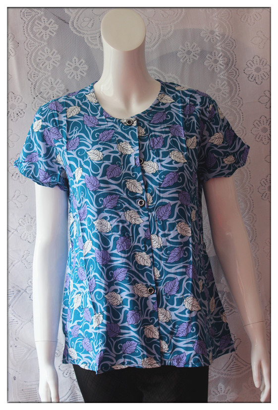 Đặc biệt hàng ngày trung niên bông ngắn tay t- shirt kích thước lớn bà nạp rayon áo sơ mi phụ nữ bông cardigan những kiểu áo đẹp dành cho tuổi trung niên