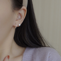High-quality special design pearl ear clip female no ear hole mosquito coil plate painless simple temperament new French style