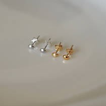 Small and exquisite 925 sterling silver earrings female niche design high-end French design summer small fresh and simple