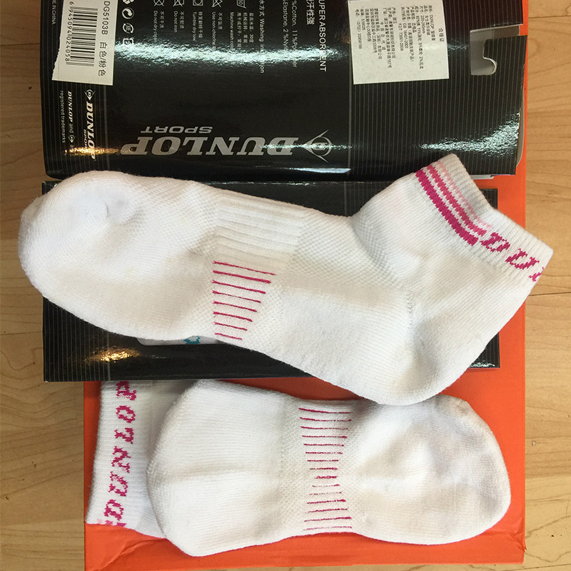 Dunlop Ladies Golf Tennis Socks Sports Socks Breathable and Comfortable Five Pairs