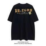 Оригинальная ретро парная одежда для отдыха для влюбленных, футболка, в американском стиле, короткий рукав