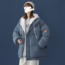 Fake two-piece bread suit jacket womens loose Korean version of down cotton suit student ins tide thickened cotton coat winter quilted jacket