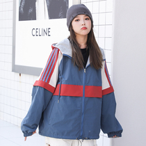 Two-sided jacket womens spring and autumn 2020 new Korean loose salt stormtrooper womens thin Japanese bf wind top